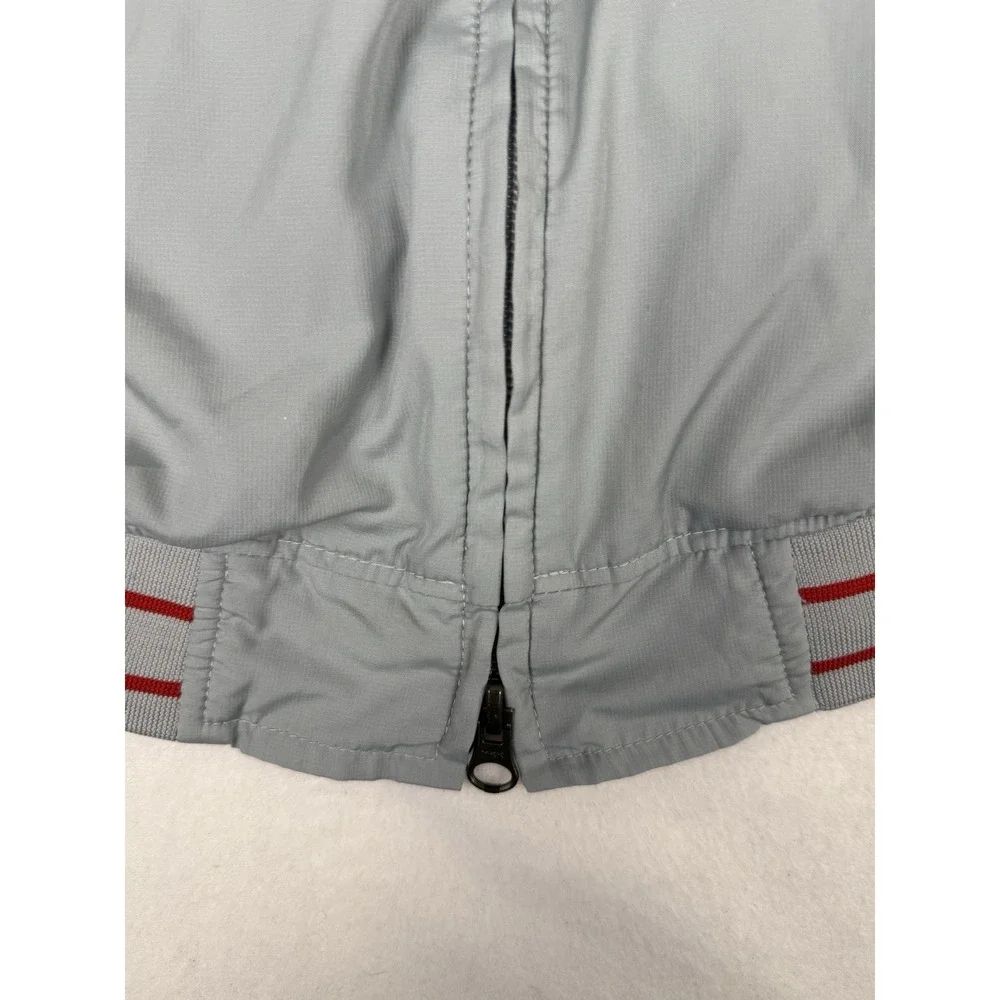 Mens Vintage‎ Nike Jordan 20th Anniversary 2005 196074 070 Silver Zip Up Jacket